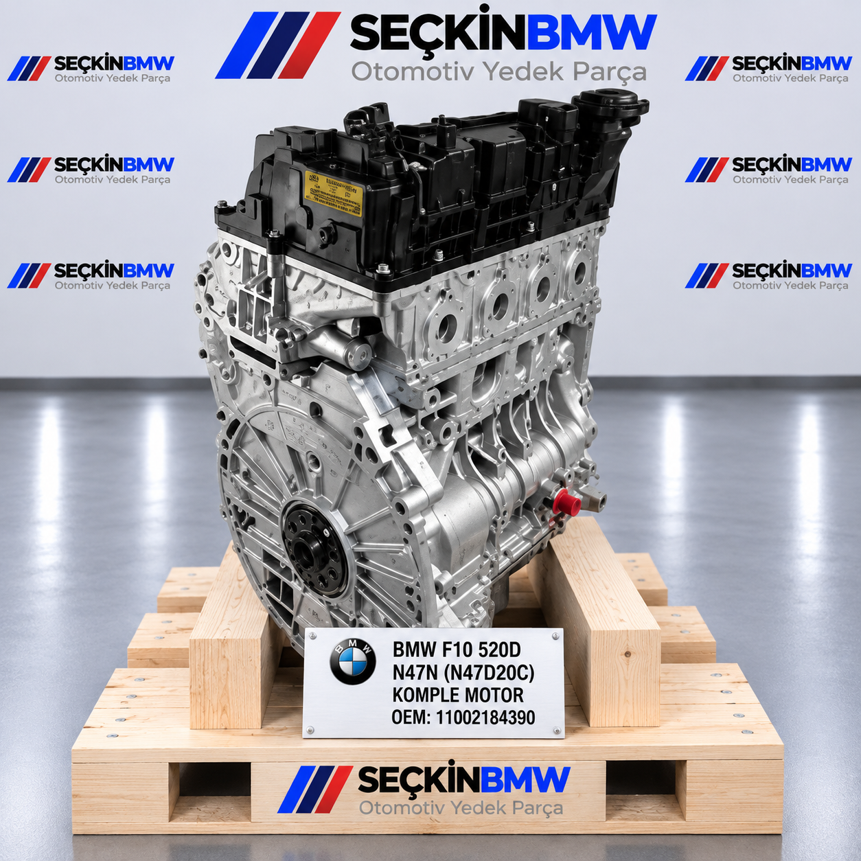 BMW F10 N47D7C N47N Motor Komple OEM 11002184390