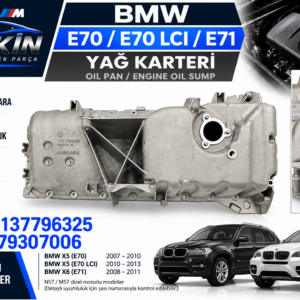 BMW E70 E70 LCI E71 Yağ Karteri OEM 11137796325-779307006