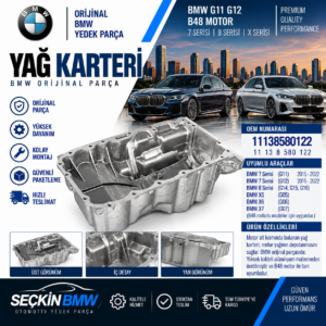 BMW G11 G12 B48 Yağ Karteri OEM 11138580122