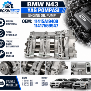 BMW E87 E90 E93 E60 N43MOTOR Yağ Pompasi OEM 11415A19409