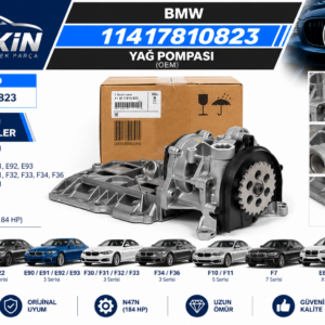 BMW N47N Yağ Pompası 11417810823-184HP