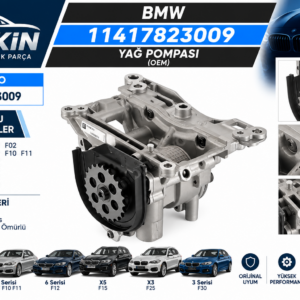 BMW F01 F02 F07 F10 F11 F12 F15 F25 F30 Yağ Pompası 11417823009