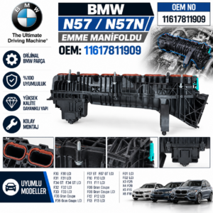 BMW Emme Manifoldu OEM 11617811909