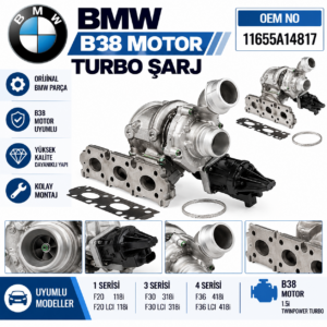 BMW F20 F30 F36 B38 Turbo OEM 11655A14817