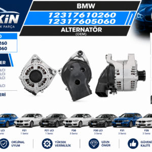 BMW Alternatör OEM 12317610260 12317605060