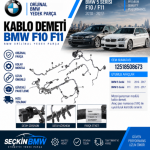 BMW F10 F11 Kablo Demeti OEM 12518508673