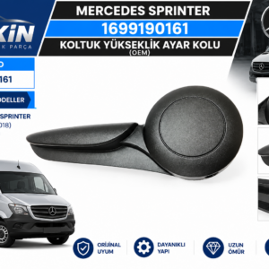 Mercedes Sprinter Koltuk Yükseklik Ayar Kolu OEM 1699190161