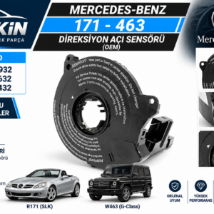 Mercedes-Benz 171 463 Di̇Reksi̇Yon Açi Sensörü OEM 1715450932-1715451632-1715451432