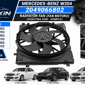 Mercedes W204 C Serisi Fan 2049066802 | 2045000293 | 2045000393