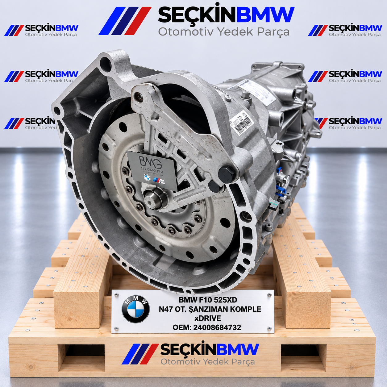 BMW F10 525XD N47 Otomatik Şanzıman Komple / Xdrive OEM 24008684732