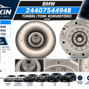 BMW 8HP45 F10 Türbin 24407544948 24407647842 24407631722