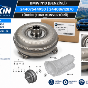 BMW GA8HP45Z Türbin OEM 24407544950 24408612870