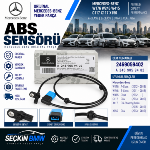 MER W176 W246 W415 C117 X117 X156 Abs Sensörü OEM 2469059402