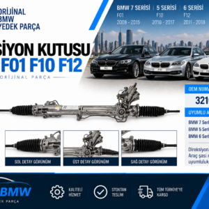 BMW F01 F10 F12 Direksiyon Kutusu OEM 32102473342