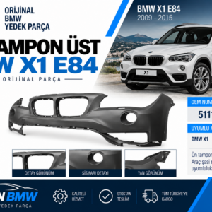 BMW X1 E84 Ön Tampon Üst OEM 51117345030