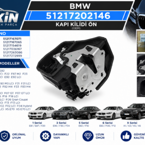 BMW Z4E85 Z4E86 Z4E89 Kapı Kilidi Ön OEM 51217202146