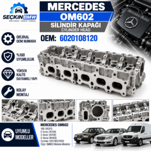 MERCEDES 602 Silindir Kapaği OEM 6020108120