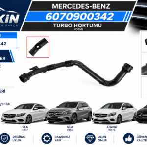 Mercedes 117 156 176 246 Turbo Hortumu OEM 6070900342