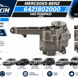 Mercedes OM642 Yağ Pompası OEM 6421802000 6421803001