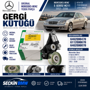 Mercedes-Benz MER 211CDI 611 612 Gergi Kütüğü OEM 6462000470-6112000670-6462000070