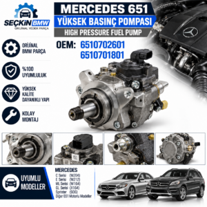 MER 651 Yüksek Basinç Pompasi OEM 6510702601