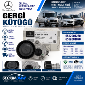 MER 651 SPRINTER 906 639 VIANO Gergi Kütüğü OEM 6512001270