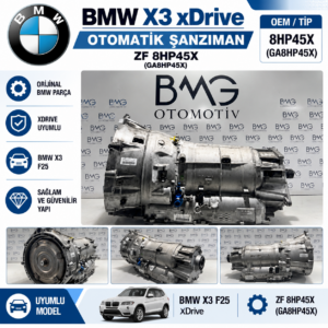 BMW X3 XD Bmw Şanziman OEM 8HP45X