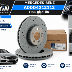 MERCEDES W205 Fren Di̇sk Ön OEM A0004212112