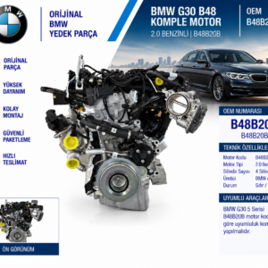 BMW G30 B48 Motor Komple OEM B48B20B