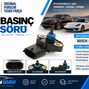 PORSCHE PANAMERA CAYMAN CAYENNE Yağ Basinç Sensörü OEM BOSCH:0261230256-