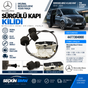 MER W447 Sürgülü Kapi Kilidi OEM 4477304000