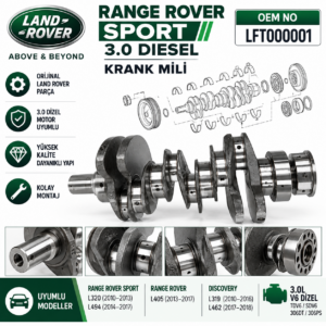 LAND ROVER RANGE SPORT 3.0 Krank Mili OEM LFT000001