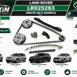 LAND ROVER Zi̇nci̇r Seti̇ Komple LR025263 CJ5E6268AAS1 510119