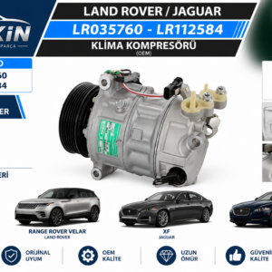 LAND SPORT VELAR JAGUAR XF XJ Kli̇ma Kompressörü OEM LR035760 LR112584
