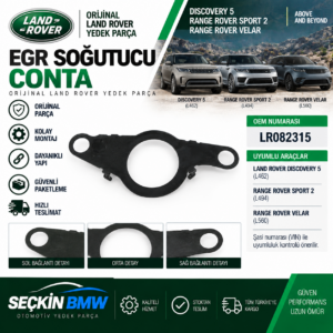 LAND RANGE ROVER DISCOVERY 5 SPORT 2 VELAR Egr Soğutucu Conta OEM LR082315