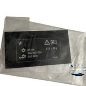 BMW A/C Uyarı Etiketi OEM 64509231859